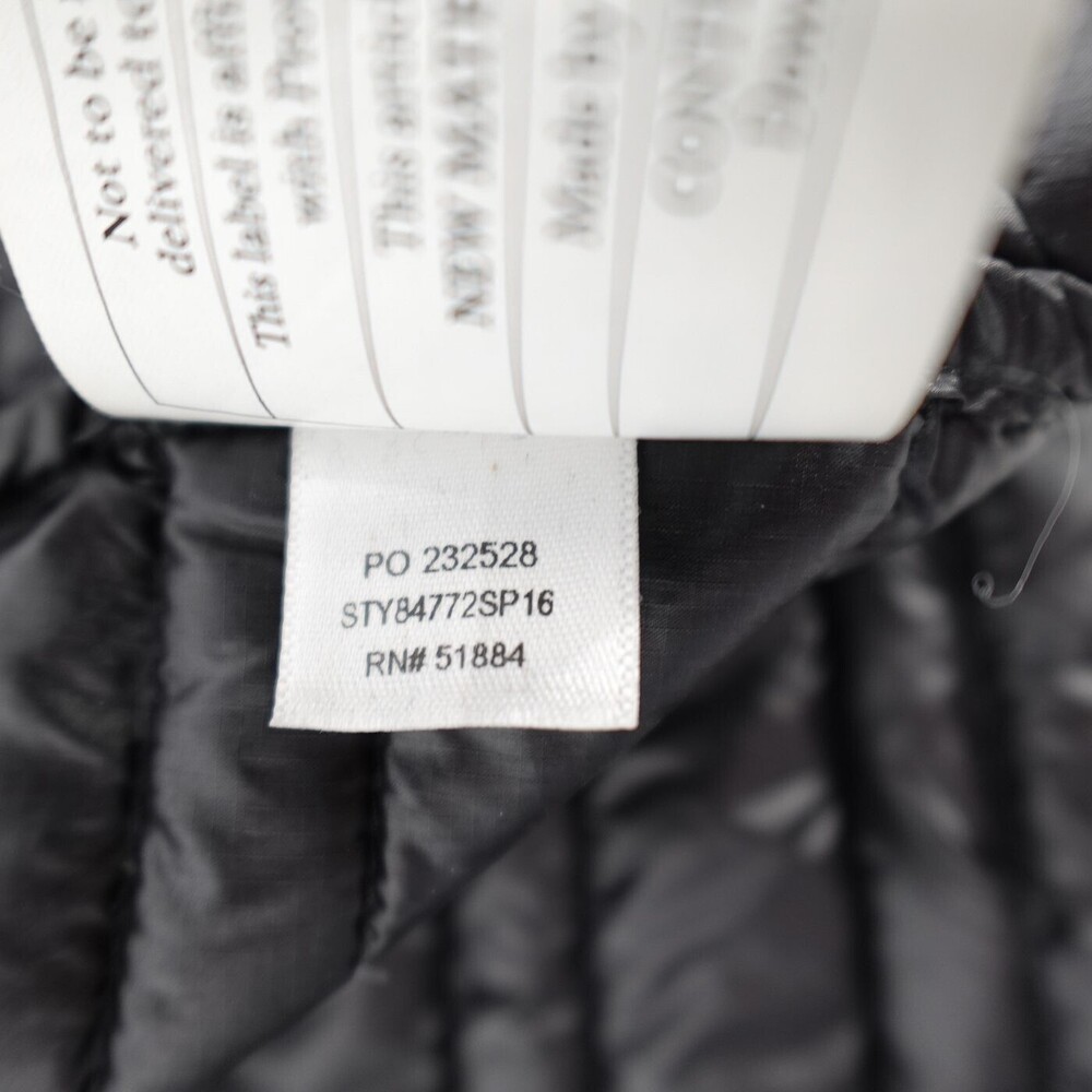 Patagonia Puffer Jacket Womens Small Black Hooded Full Zip Down Insulated - Picture 14 of 16